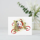 Cartes postales de Noël Hamster (Debout devant)