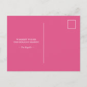 Cartes postales de Noël Joyeux et brillant (Dos)