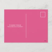 Cartes postales de Noël Joyeux et brillant (Dos)