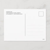 Cartes postales de Noël Noir 3 Photo Simple (Dos)