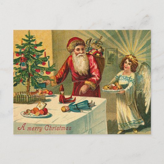 Cartes postales de Noël Père Noël (Devant)