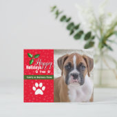 Cartes postales de Noël pour animaux (Debout devant)