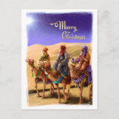 Cartes postales de Noël pour trois hommes sages (Devant)