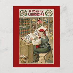 Cartes postales de Noël vintages et colorées