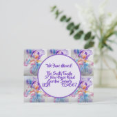 Cartes postales de nouvelle adresse de fleurs d'Ir (Debout devant)