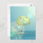 Cartes postales de parachute (Devant / Derrière)