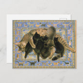 CARTES POSTALES DE PEINTURE CAT (Devant / Derrière)