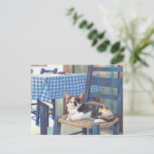CARTES POSTALES DE PEINTURE CAT (Debout devant)