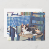 CARTES POSTALES DE PEINTURE CAT (Devant / Derrière)