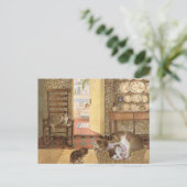 Cartes postales de peinture de chat (Debout devant)