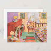 Cartes postales de peinture de chat (Devant / Derrière)