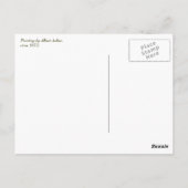 Cartes postales de peinture de l'enseignant de l'é (Dos)