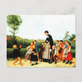 Cartes postales de peinture de l'enseignant de l'é (Devant)