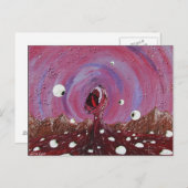 Cartes postales de peinture paranoïaque (Devant / Derrière)