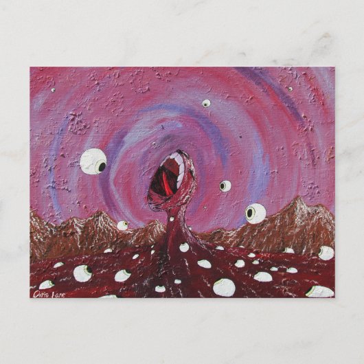 Cartes postales de peinture paranoïaque (Devant)