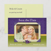 Cartes postales de photo de sauvegarde de date de  (Devant / Derrière)