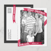 Cartes postales de photos de Noël d'amour (Devant / Derrière)