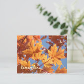 Cartes postales de rappel de service annuel (Debout devant)