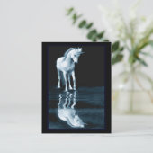 cartes postales de reflet de licorne (Debout devant)