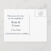 Cartes postales de rendez-vous des aigrettes d'hiv (Dos)