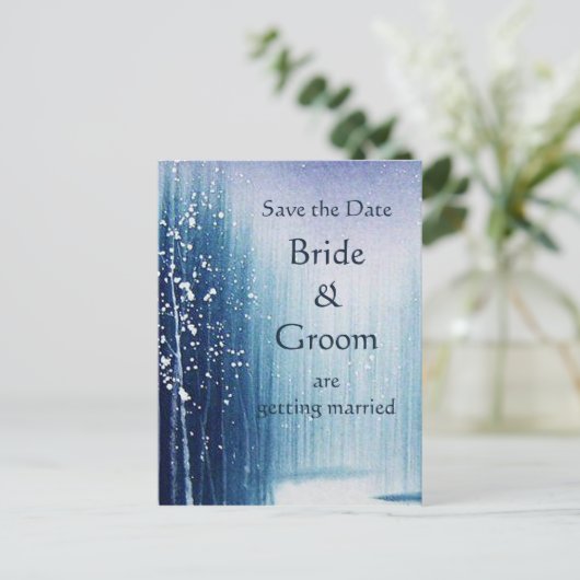 Cartes postales de rendez-vous des aigrettes d'hiv (Debout devant)