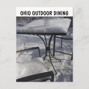 CARTES POSTALES DE RESTAURANT EXTÉRIEURES EN OHIO