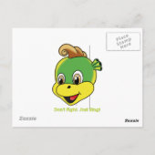 Cartes postales de Rockstar™ de dragon (Dos)