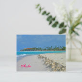 Cartes postales de sable et de surf d'Aruba (Debout devant)