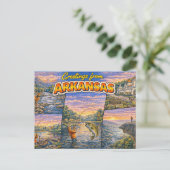 Cartes postales de salutations de l'Arkansas (Debout devant)