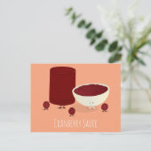 Cartes postales de Sauce aux canneberges et aux ca (Debout devant)