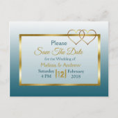 Cartes postales de sauvegarde à date bleu ardoise  (Devant)