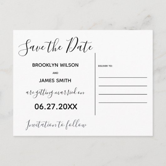 Cartes postales de sauvegarde de date de script si (Dos)