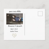 Cartes postales de sauvegarde de feuillage géométr (Dos)