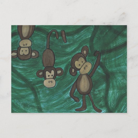 Cartes postales de singes (Devant)