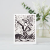 Cartes postales de squelette (Debout devant)