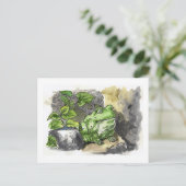 Cartes postales de Statue de Grenouille Verte (Debout devant)