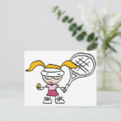 Cartes postales de tennis pour enfants (Debout devant)