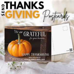 Cartes postales de Thanksgiving pour l'automne - G