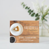 Cartes postales de Thanksgiving - Thème de l'entre (Debout devant)