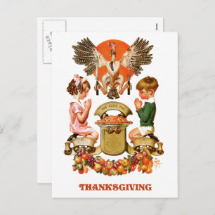 Cartes postales de Thanksgiving vintage Art