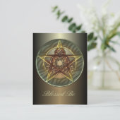 Cartes postales de tons d'automne Pentacle (Debout devant)