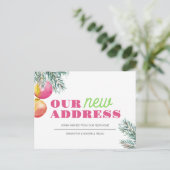 Cartes postales de vacances Moving Faire-part Aqua (Debout devant)