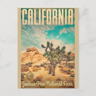 Cartes postales de voyage de Joshua Tree en Califo