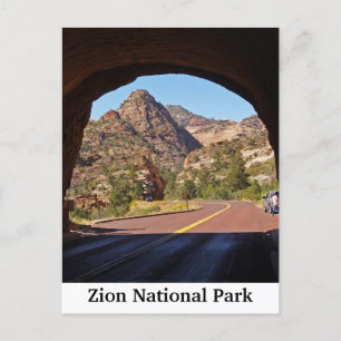 Cartes postales de voyage du parc national de Zion