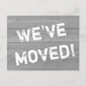 Cartes postales déménagement à l'aspect bois distr (Devant)