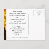 Cartes postales déménagement personnalisé Nouvelle (Dos)
