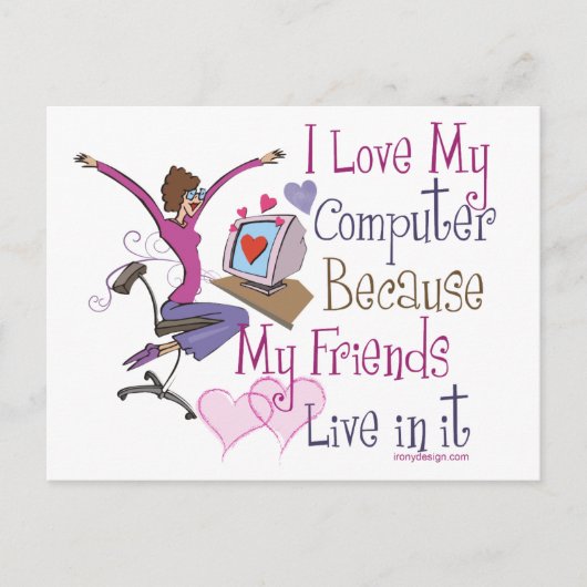 Cartes postales des amis en ligne (Devant)