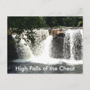 Cartes postales des chutes de Cheat River WV Water