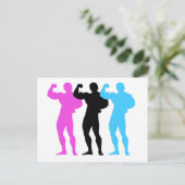 Cartes postales des constructeurs de corps (Debout devant)