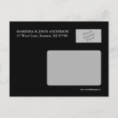 Cartes postales des invitations à Noël (Dos)